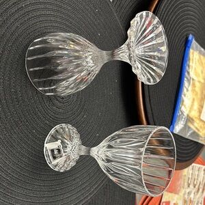 Mikasa Crystal Wine Glass Set